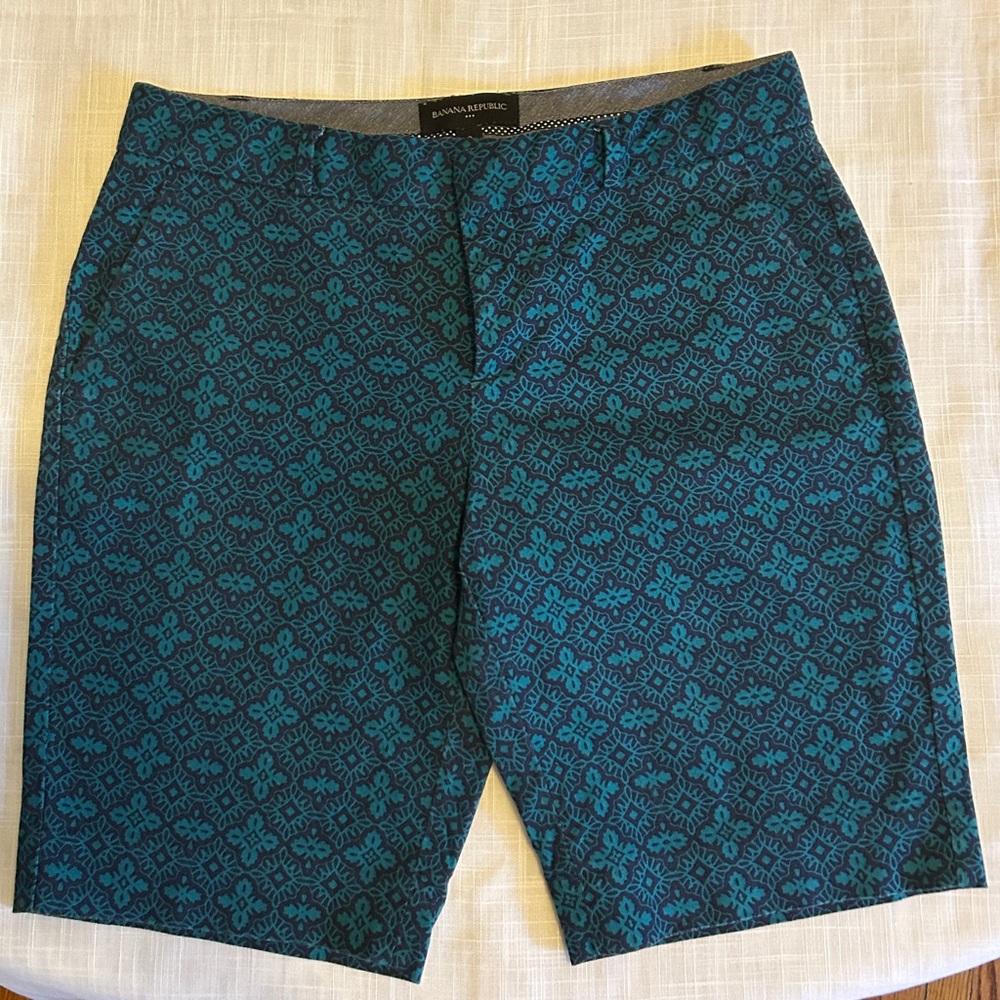 Patterned Blue women’s Shorts